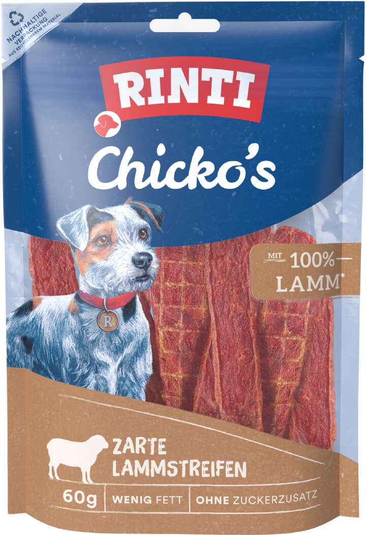 RINTI Hundeleckerlis Chickos Lamm